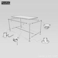 Tafel Birmingham: M / 42,4mm / zwart